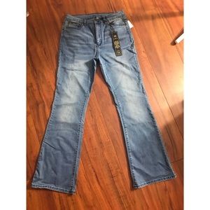 Diane Gilman Stretch denim flare jeans